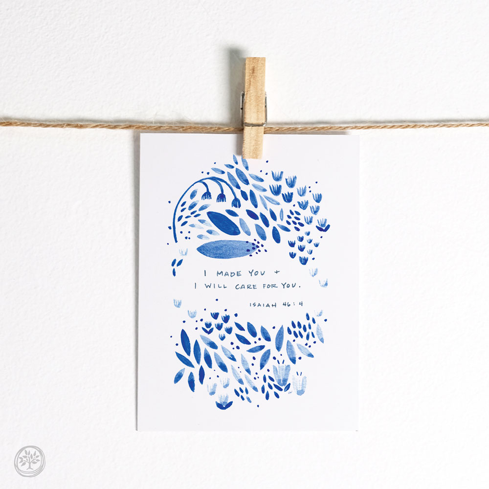 Blueflower Isaiah Note Cards